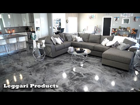 How To Install Epoxy Floors In A 2000 sq ft Home | Step By step Explained | PART 2
