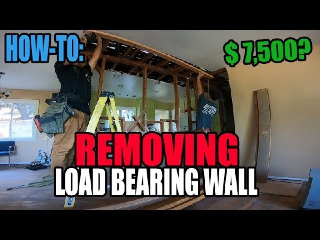How To: Removing a Load Bearing Wall! (EASY STEP-BY-STEP)