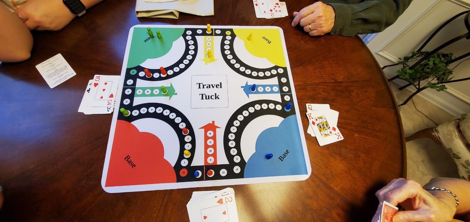 Family of 4 Travel Full Time in 4 Years | Lifestyle Changes are Hard - How You Do It Anyway Travel Friendly Tuck (Tock) Board Game - Family Fun at home and on the road