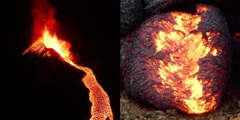 Unusual ‘Lava Eggs’ Appear by Volcano