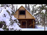 Simple Log Cabin- Built for $500- No Permit Required