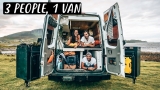 3 PEOPLE LIVING IN A VAN | Van Life in Scotland