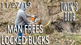 Locked Bucks Freed with Chainsaw