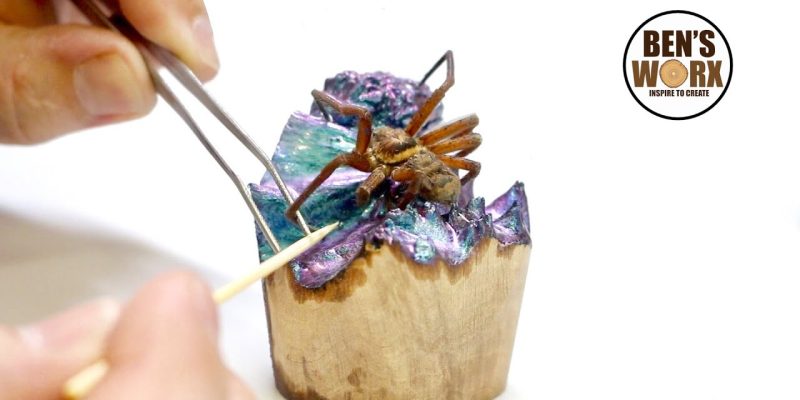 Making a Spider Resin Shift Knob – Epoxy Resin Art