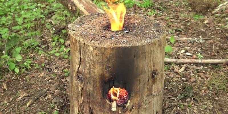 How To Make A Wooden Rocket Stove