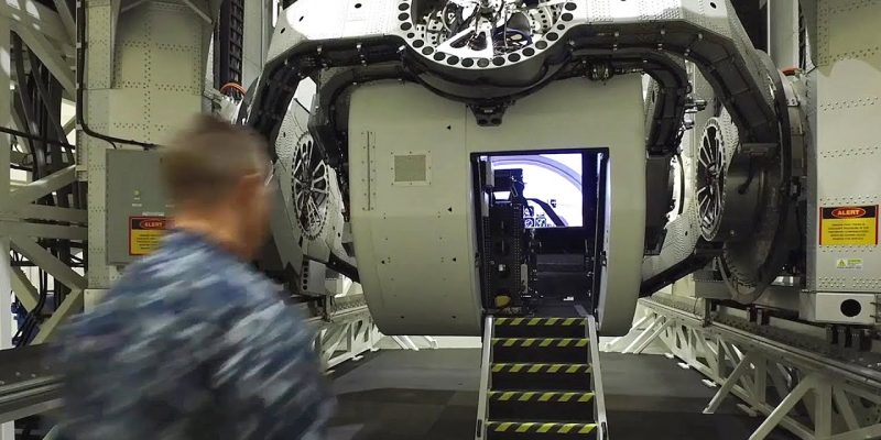 US Military’s $19M, 4500HP, 6 Axis, Aircraft Motion Simulator
