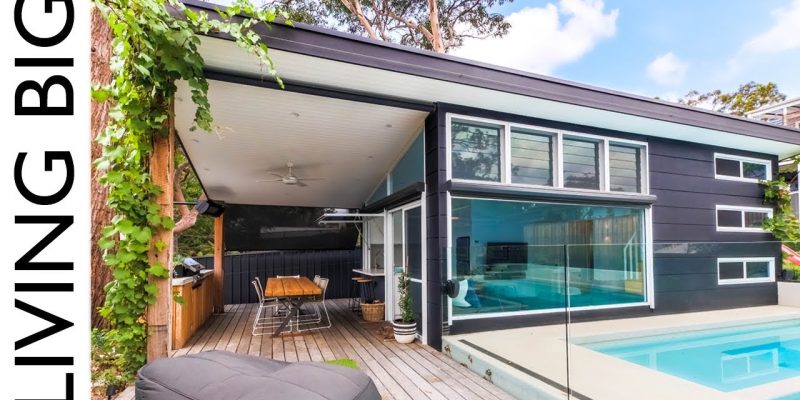 Luxury Modern Small Home Built In Suburban Backyard