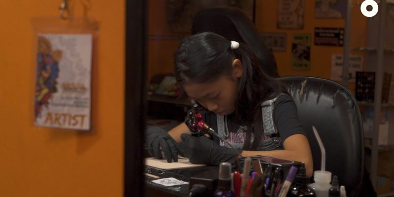 The 12-year-old Pursuing Her Passion as a Tattoo Artist