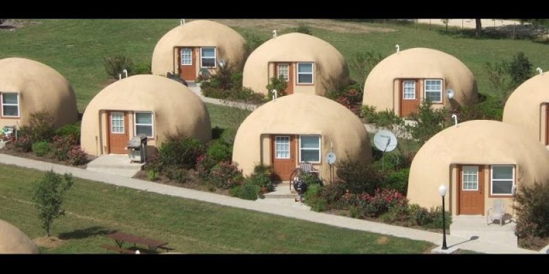 Tiny House is a Super Efficient Monolithic Dome