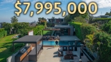 Touring a $7,995,000 HOLLYWOOD HILLS Modern Home with views of the HOLLYWOOD Sign!