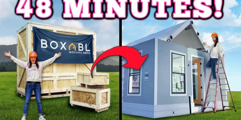 I Built a HOME In 48 Minutes!