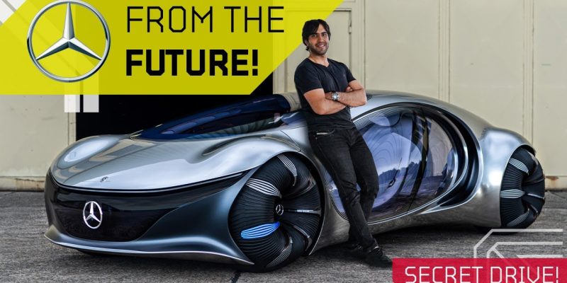 DRIVING the Future Mercedes with NO Steering Wheel!!