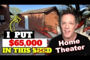 I Turned A Boring Shed into An Epic Dolby Atmos Home Theater Tour