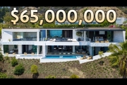 Inside a $65,000,000 Beverly Hills Ultra Modern MEGA MANSION