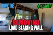 How To: Removing a Load Bearing Wall! (EASY STEP-BY-STEP)