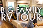 BIG FAMILY RV TOUR : HOW WE LIVE IN OUR RV FULLTIME W/9 KIDS!!!