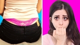 LIFE HACKS for EMBARRASSING MOMENTS that ACTUALLY WORK
