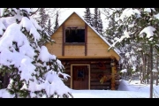 Simple Log Cabin- Built for $500- No Permit Required