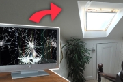 Turning Smashed TVs into Realistic Artificial Daylight