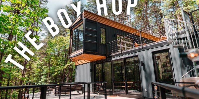 The Box Hop Airbnb Tour! | Shipping Container Home!