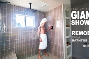 DIY Giant Shower Makeover