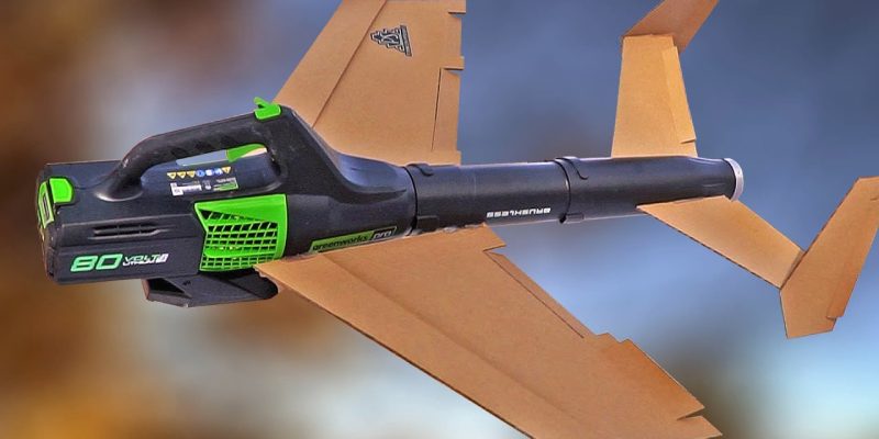 FLYING Leaf Blower RC airplane Mk2