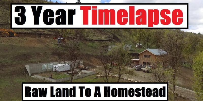 I Built My House By Myself – 3 Year Timelapse – Off Grid – Debt Free