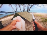 Living From The Ocean… Solo Beach Camping On An Uninhabited Island – Day 2