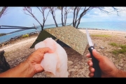 Living From The Ocean… Solo Beach Camping On An Uninhabited Island – Day 2