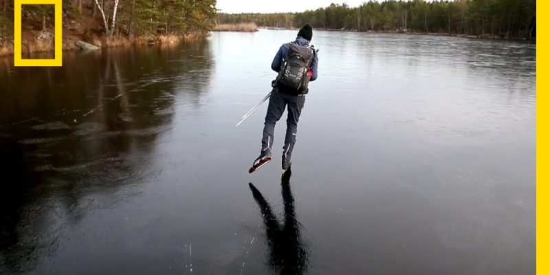 Hear the Otherworldly Sounds of Skating on Thin Ice