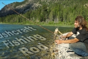 Catching a Fish with the Bushcraft Fishing Rod