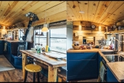 The Most Cleverly Designed School Bus Conversion – A True Apartment On Wheels