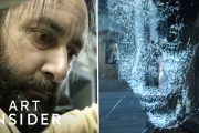 Artist Makes Portraits On Glass With Just A Hammer