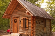 Log Cabin TIMELAPSE Built By ONE MAN In The Forest
