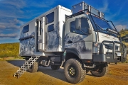 Graphic Designer Builds Custom 4×4 FUSO Overland Tiny Home for World Travel