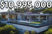 INSIDE a $10,995,000 HOLLYWOOD HILLS Modern Home with the Views of the Entire City!