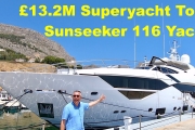 13.2M Super Yacht Tour : Sunseeker 116 Yacht