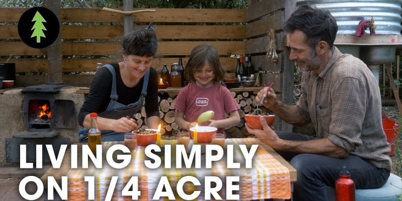 Living a Radically Simple Permaculture Life on 1/4 Acre