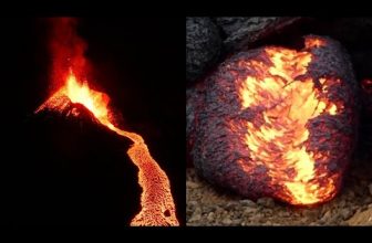 Unusual ‘Lava Eggs’ Appear by Volcano
