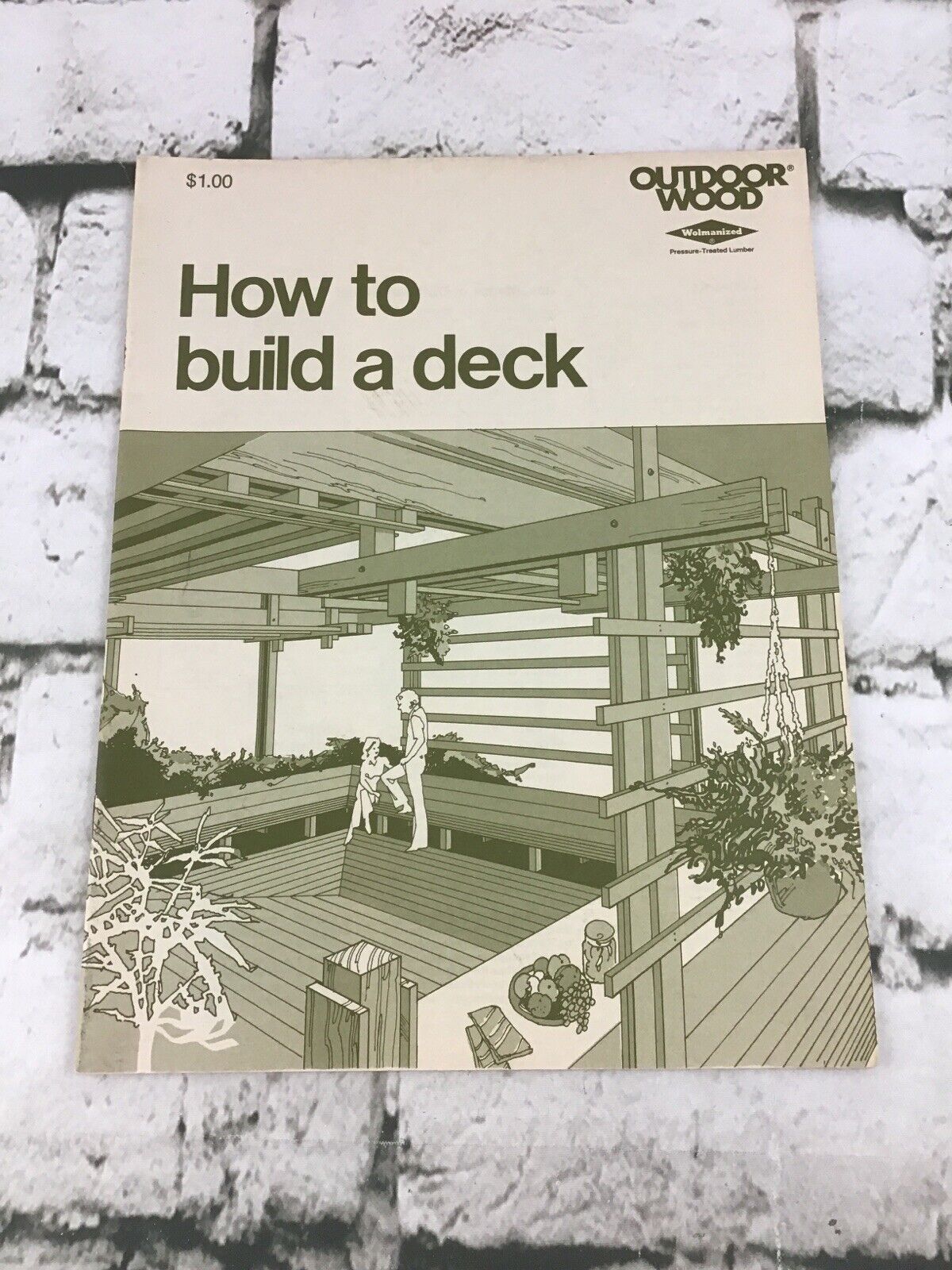 How To Build A Deck By Wolmanized Outdoor Wood 1983 Koppers Company