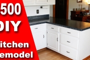 How To: $500 DIY Kitchen Remodel | Update Counter & Cabinets on a Budget