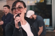 Crazy – Gnarls Barkley – On The Street Funk cover feat. Dannielle DeAndrea!