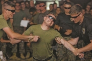 Marines Take Tazer Shot Like a Boss! US Marines Tazer Training