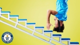 He climbs stairs with his HEAD! – Guinness World Records