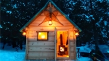 “Pop-Up” Cabin Designed to be Built in a Single Day