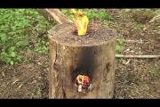 How To Make A Wooden Rocket Stove