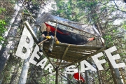 Bear Safe Hammocking In Grizzly Territory Day 21 of 30 Day Survival Challenge Canadian Rockies