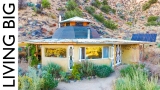 Off-The-Grid Desert Living in a Tiny Earthen Home & Permaculture Community