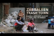 Trash Town. A whole community in Egypt that lives on rubbish