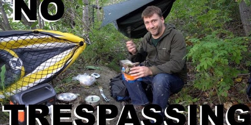 Kayak Urban Stealth Camping On The River